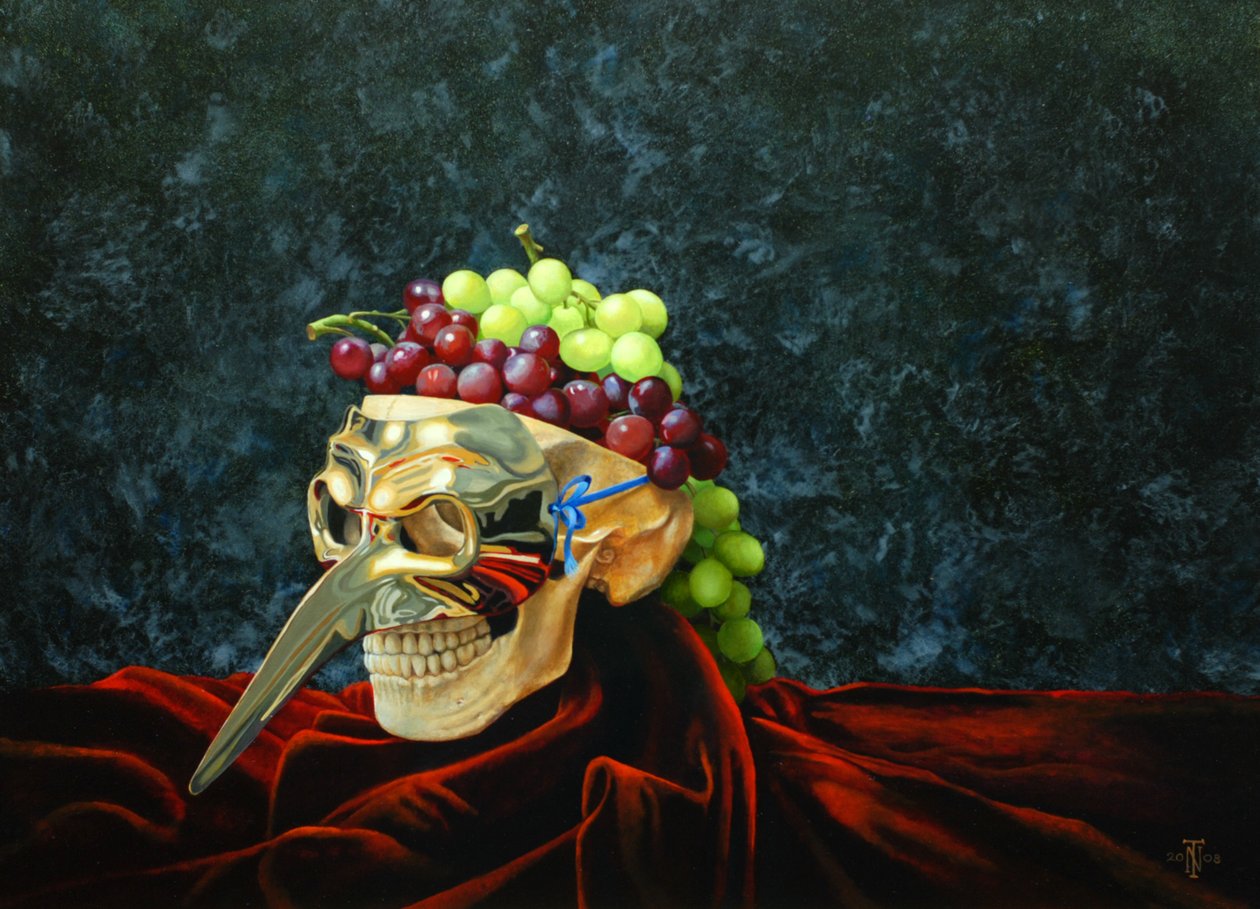 骷髅头，2008 作者 特雷弗·尼尔
