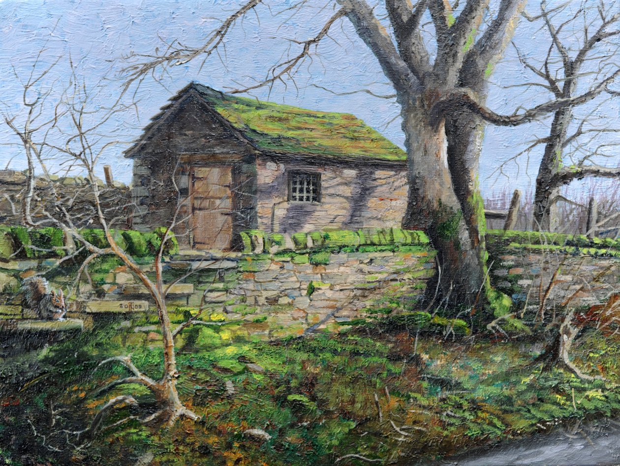Stone Barn，Alport，Derbyshire，2009 作者 特雷弗·尼尔
