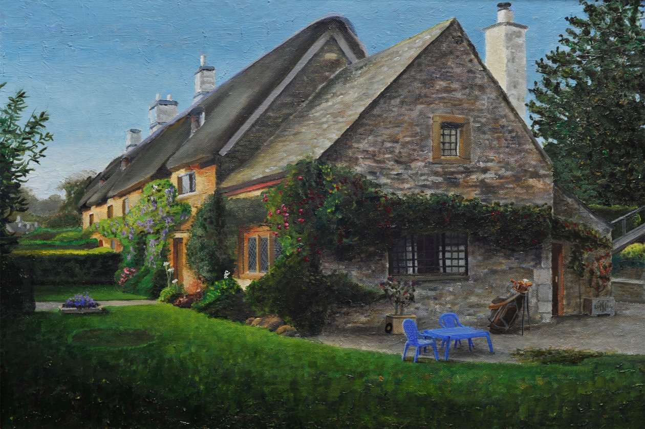 茅草屋，Great Tew，2014 作者 特雷弗·尼尔