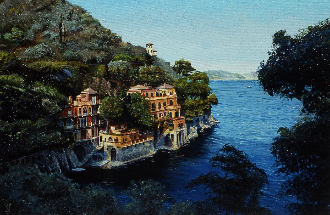 Villa，Portofino，来自Hotel Picolo，Liguria，1998 作者 特雷弗·尼尔