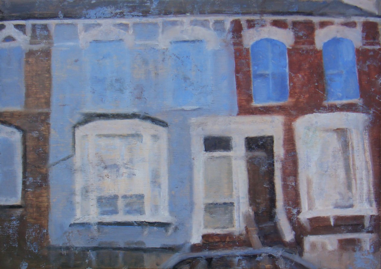 居住的地方 14，2011 年（胶合板上的油画） 作者 特雷弗·伯吉斯
