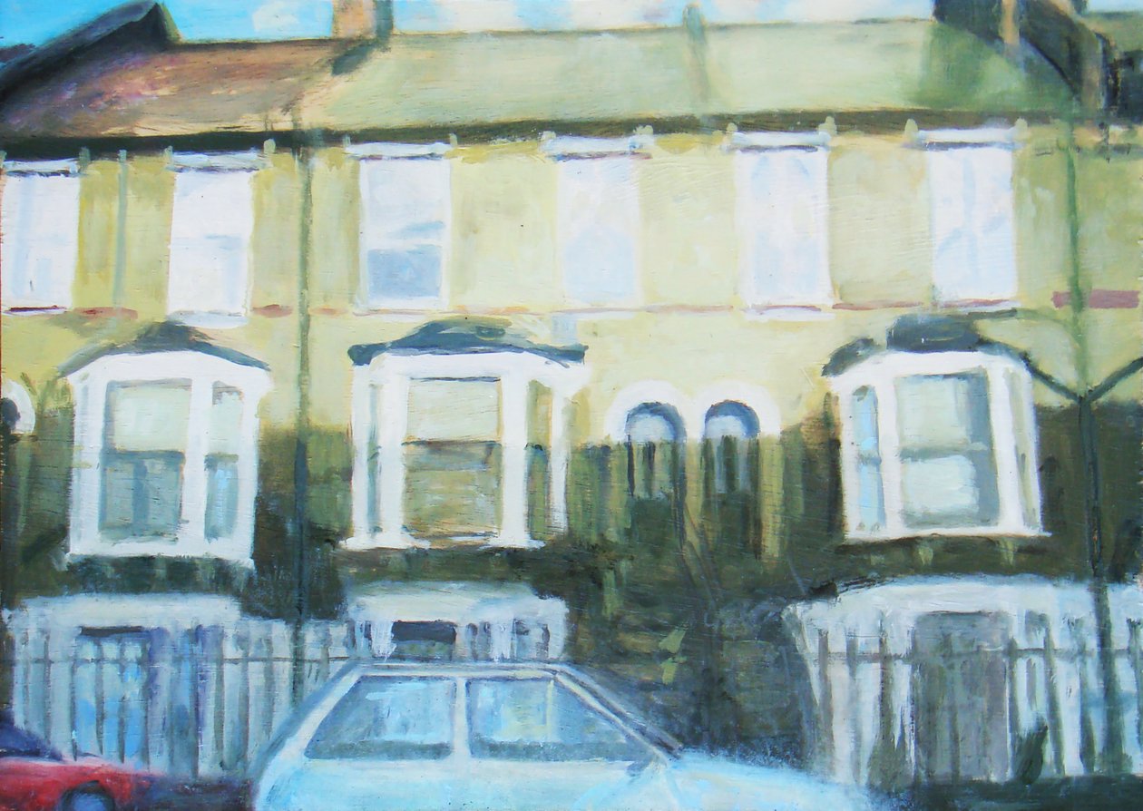 居住的地方 15，2011 年（胶合板上的油画） 作者 特雷弗·伯吉斯