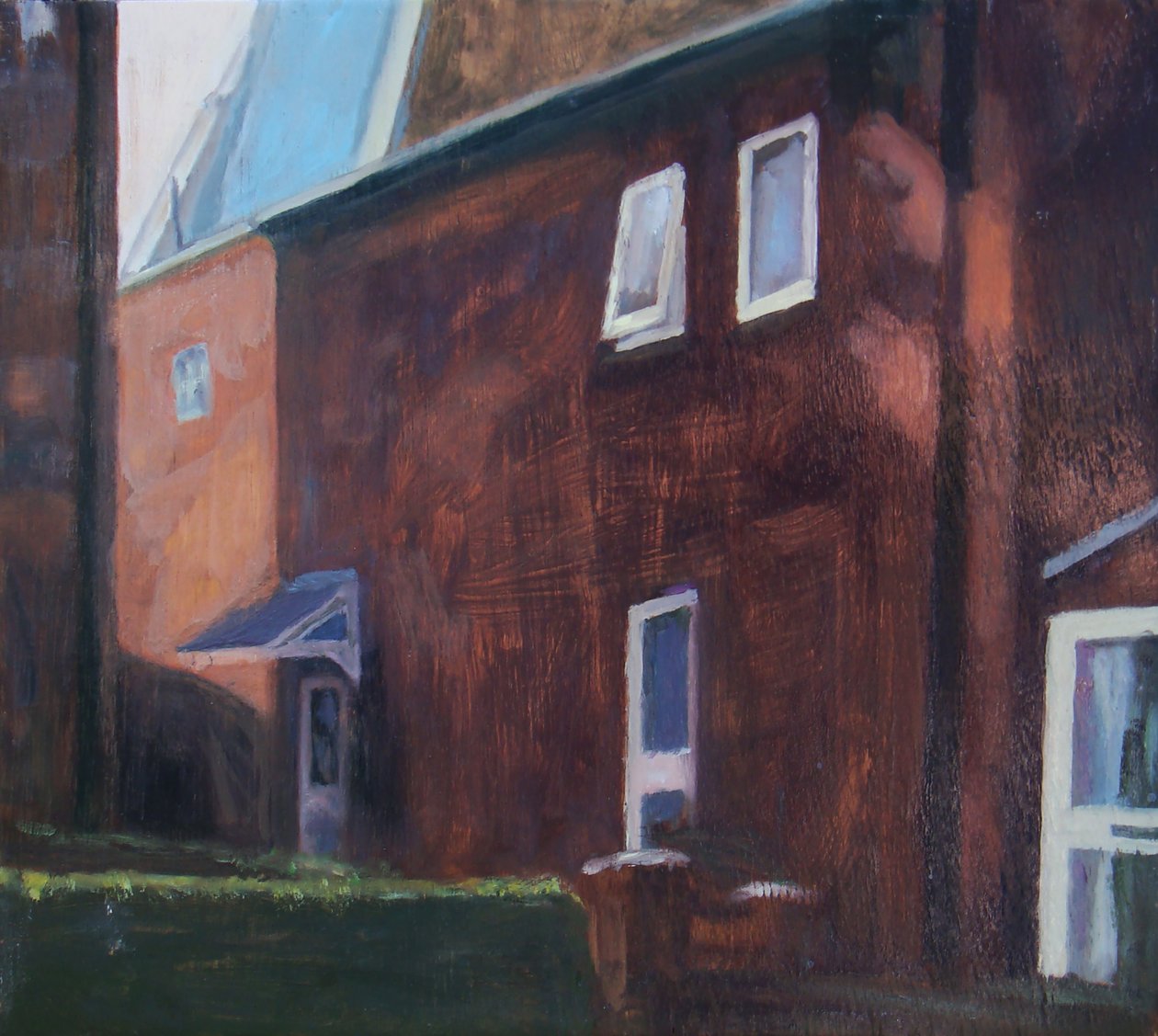 居住的地方 18，2011 年（胶合板上的油画） 作者 特雷弗·伯吉斯