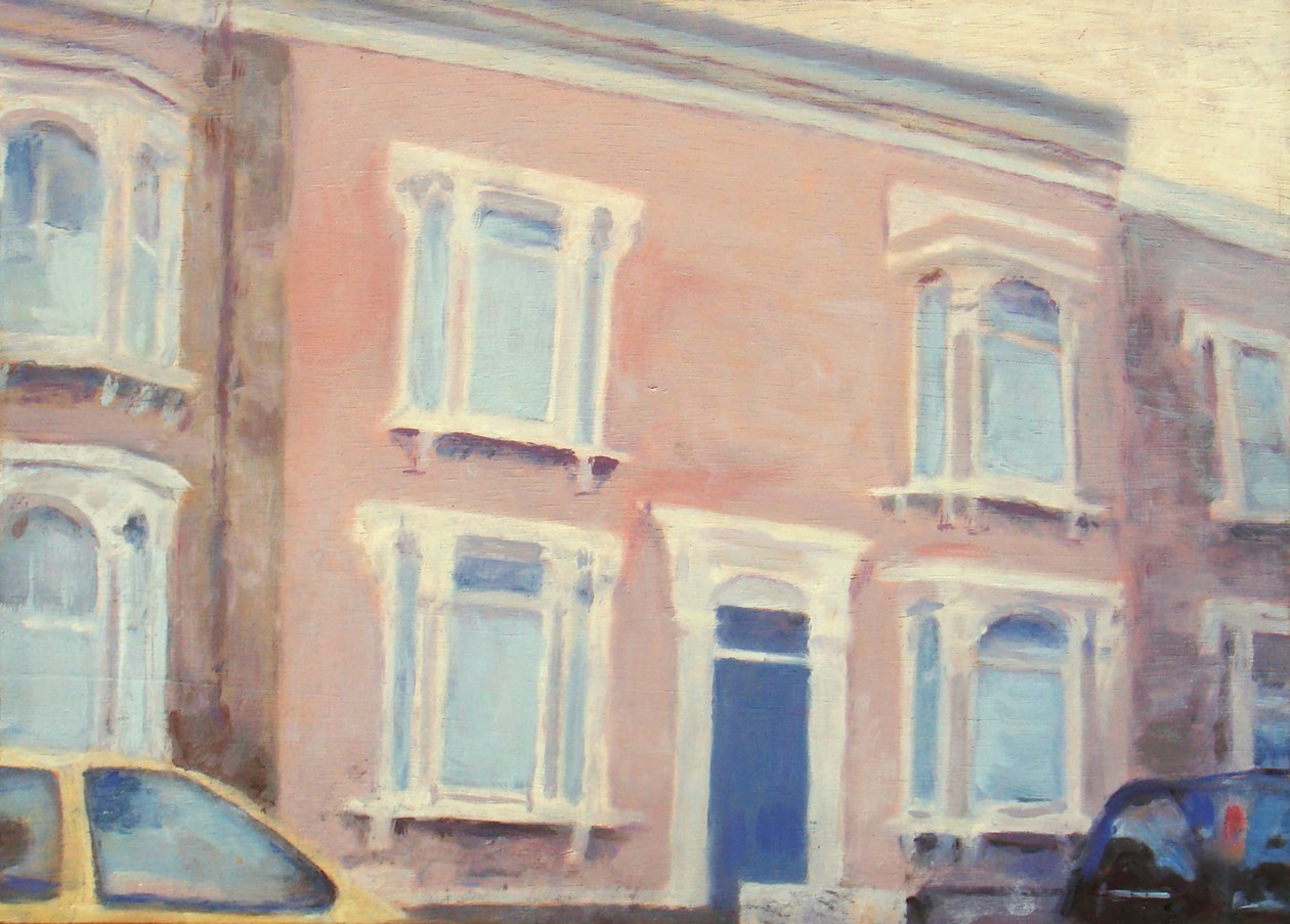 居住的地方 23，2012 年（胶合板上的油画） 作者 特雷弗·伯吉斯