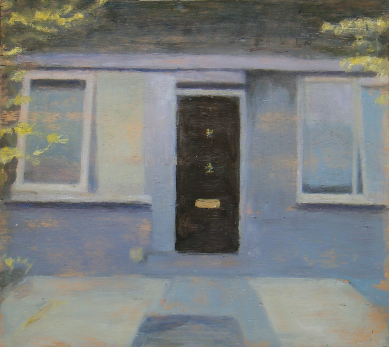生活的地方 2，2010 年（胶合板上的油画） 作者 特雷弗·伯吉斯