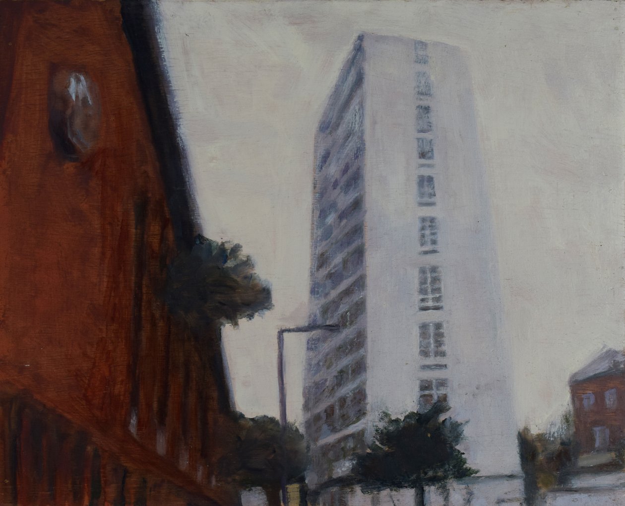 生活的地方 39，2012 年（胶合板上的油彩） 作者 特雷弗·伯吉斯