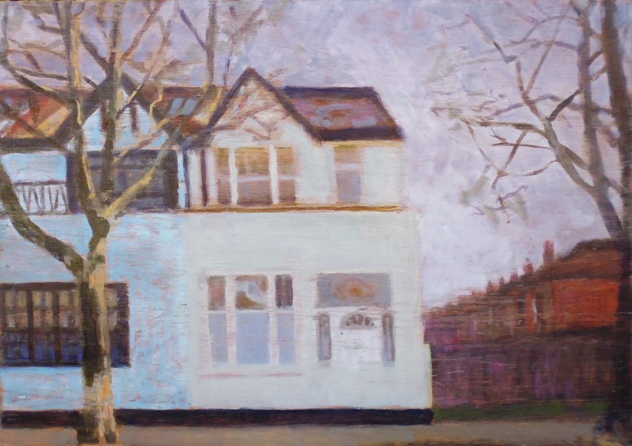 居住的地方 51，2013 年（胶合板上的油画） 作者 特雷弗·伯吉斯