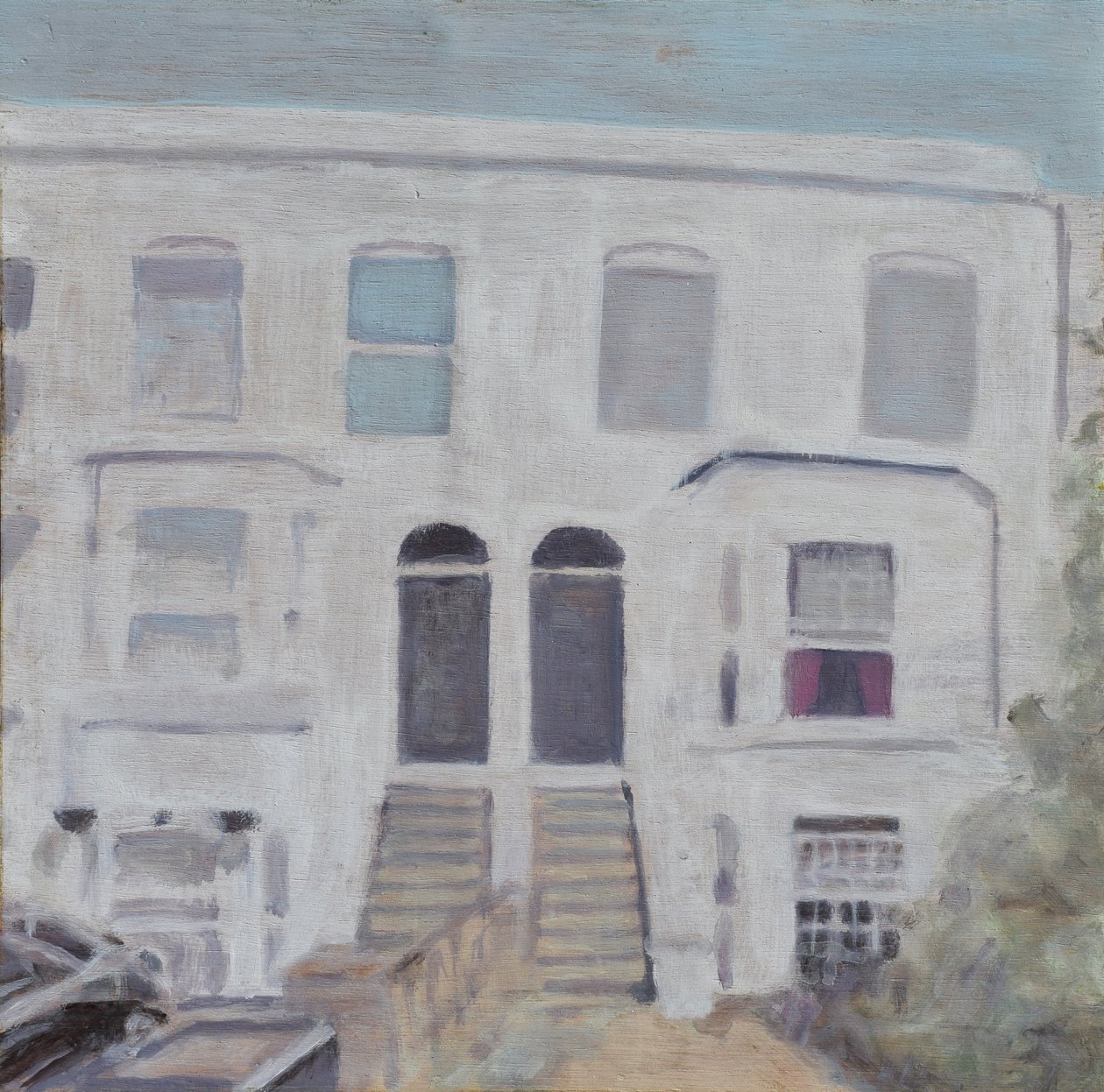 居住的地方 54，2013 年（胶合板上的油画） 作者 特雷弗·伯吉斯