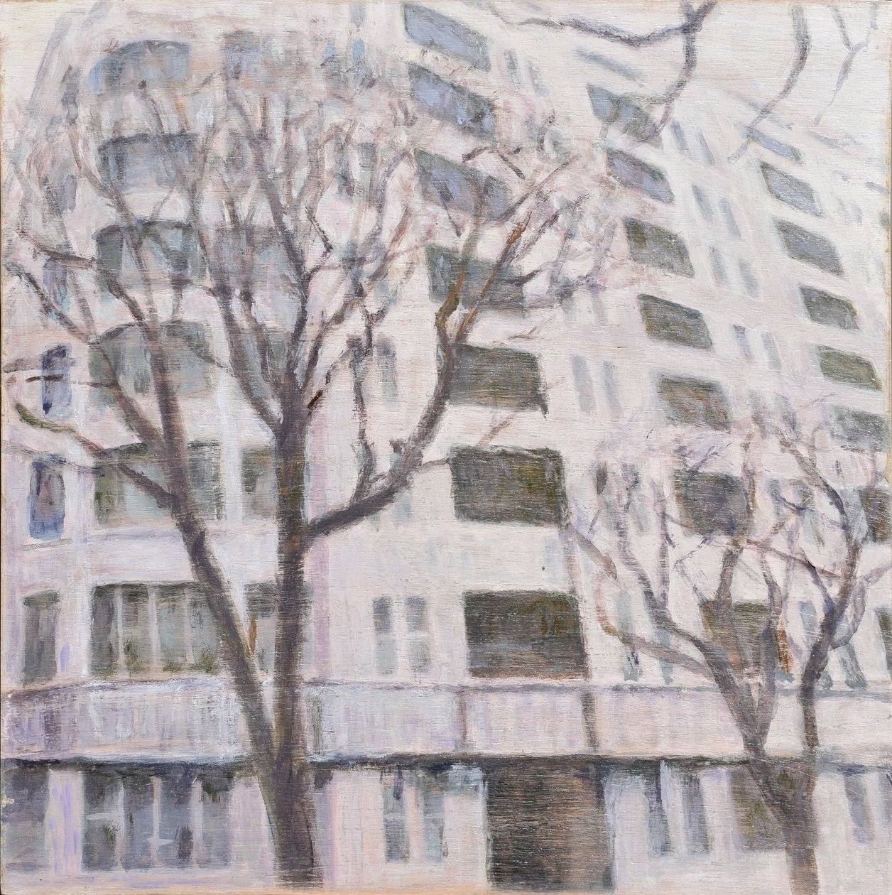 生活的地方 58，2013 年（胶合板上的油画） 作者 特雷弗·伯吉斯
