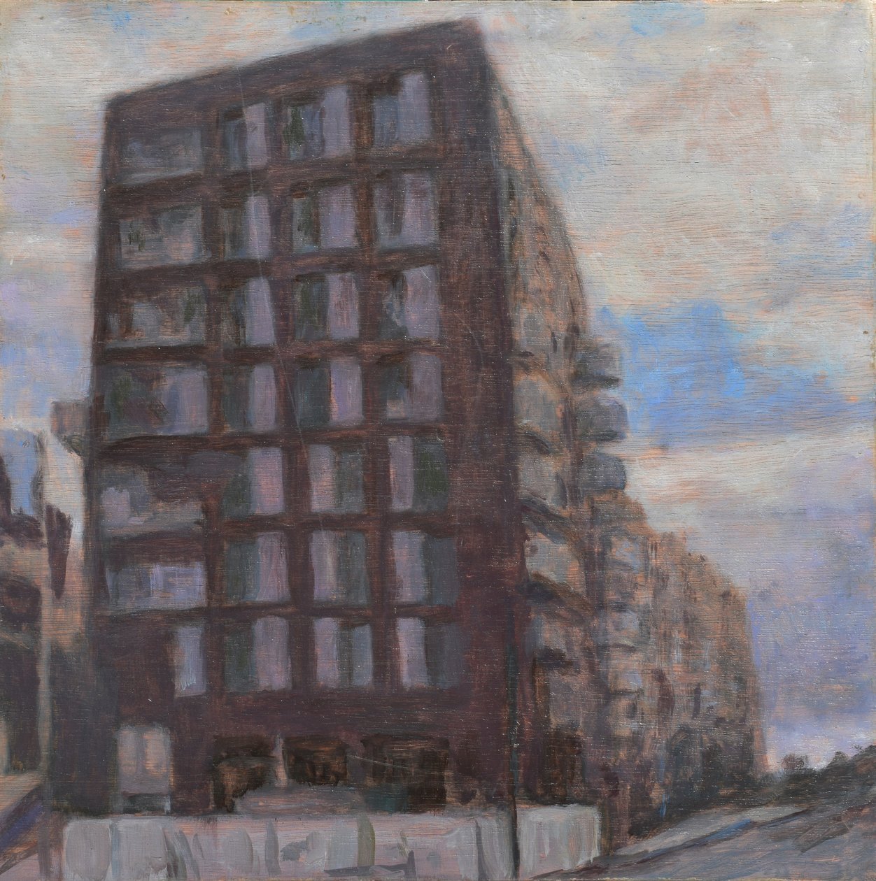 生活的地方 60，2013 年（胶合板上的油画） 作者 特雷弗·伯吉斯