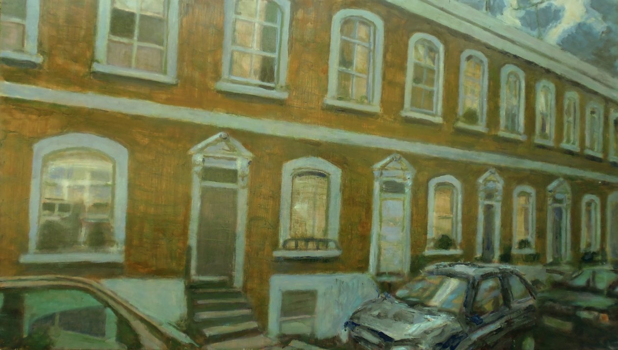 生活之地 L5，2013 年（胶合板上的油画） 作者 特雷弗·伯吉斯