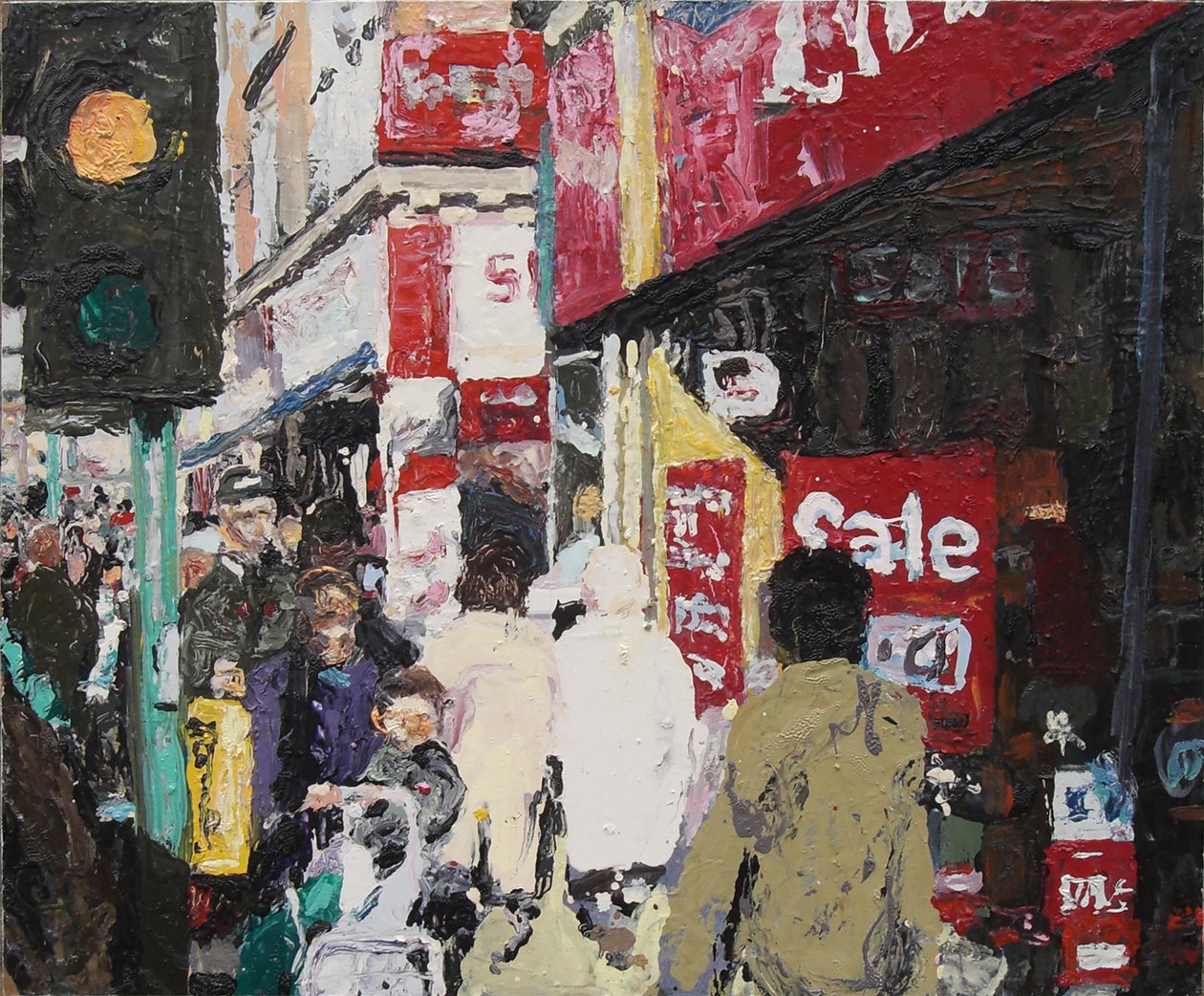 销售，2003 年（木板油画） 作者 特雷弗·伯吉斯