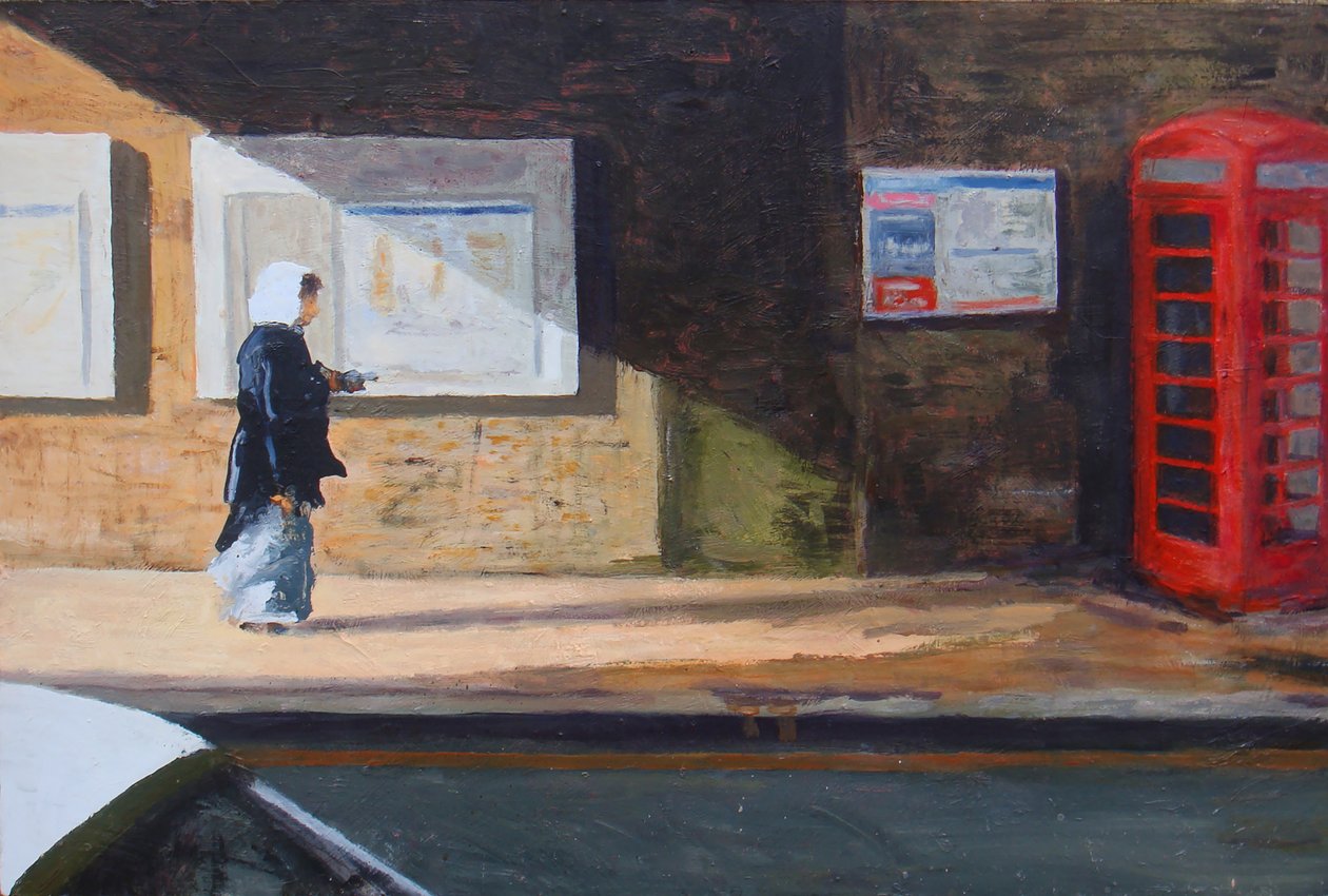 桥下，2007 年（木板油画） 作者 特雷弗·伯吉斯
