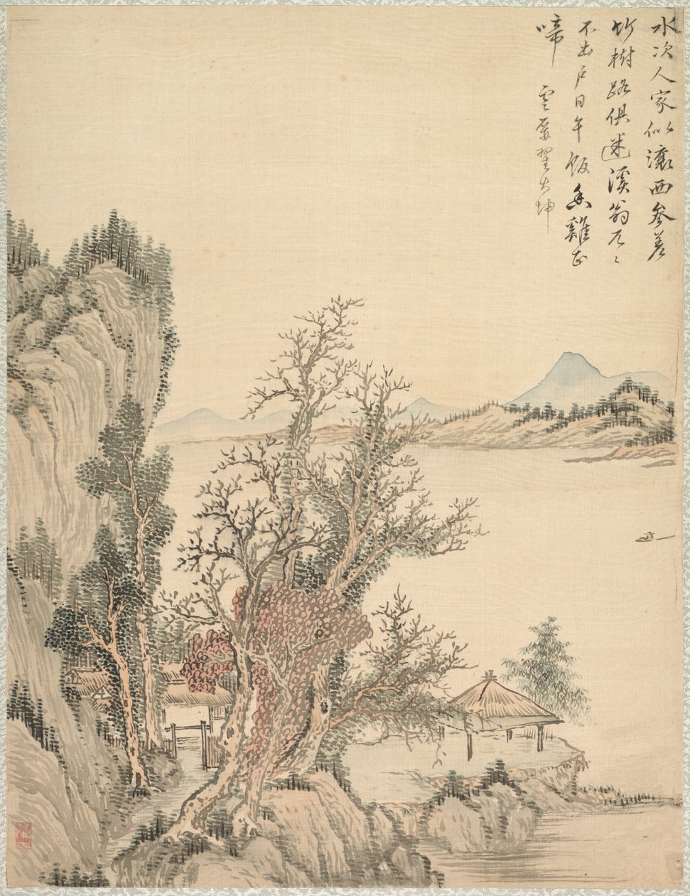 1847年，在海边居住。 作者 椿金山
