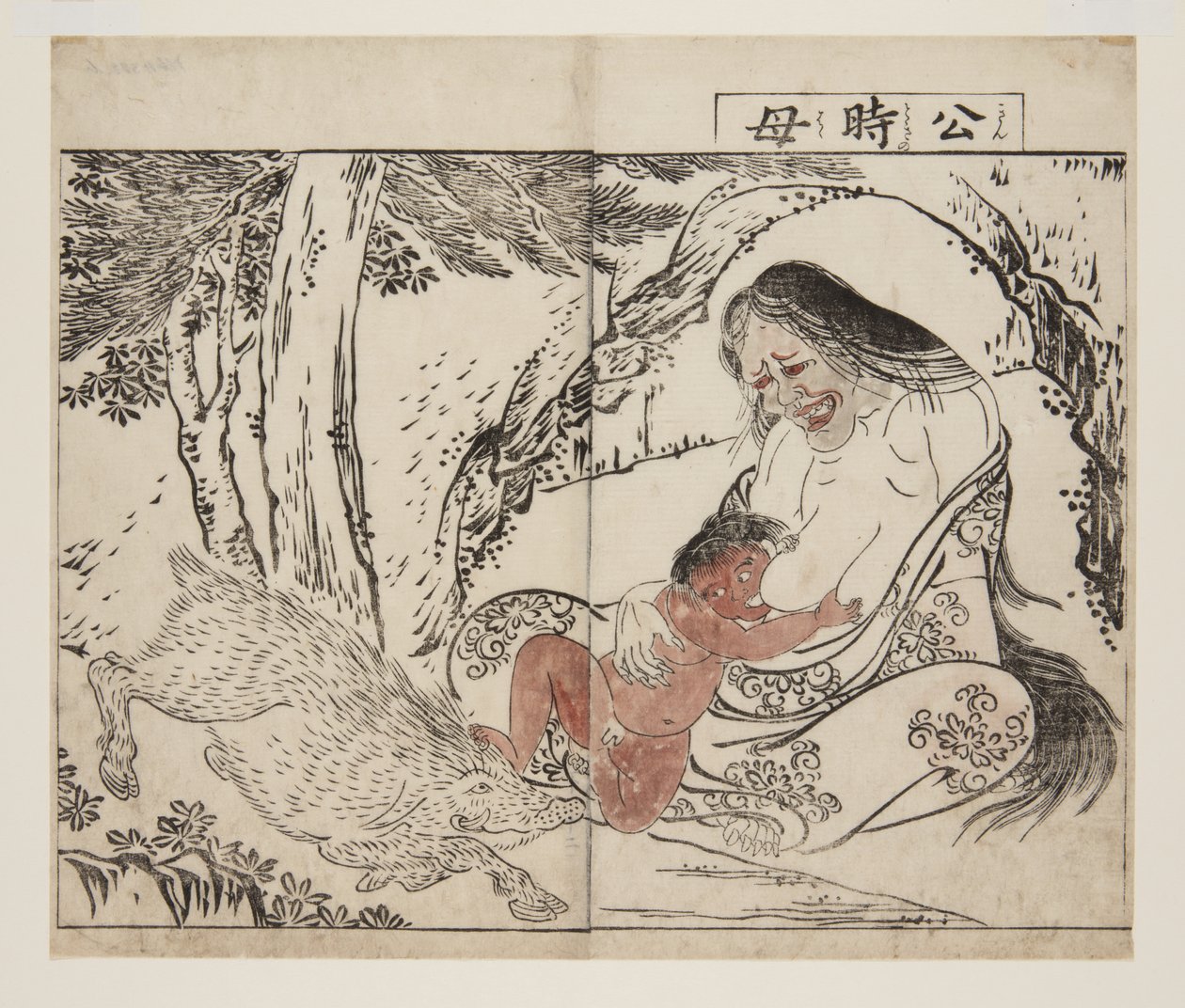 金木之母》（彩色木版画 作者 月冈Settei