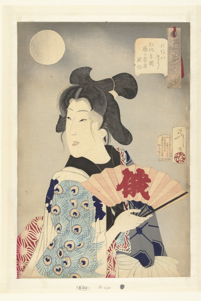 适合
Niaiso（物品上的标题）。
风俗习惯的 32 个方面（系列名称）
Fuzoku sanjuniso（对象上的系列名称） 作者 月冈义俊