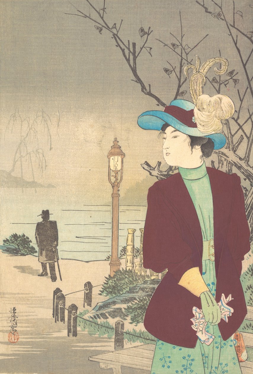 印刷品，约1900年。 作者 常重
