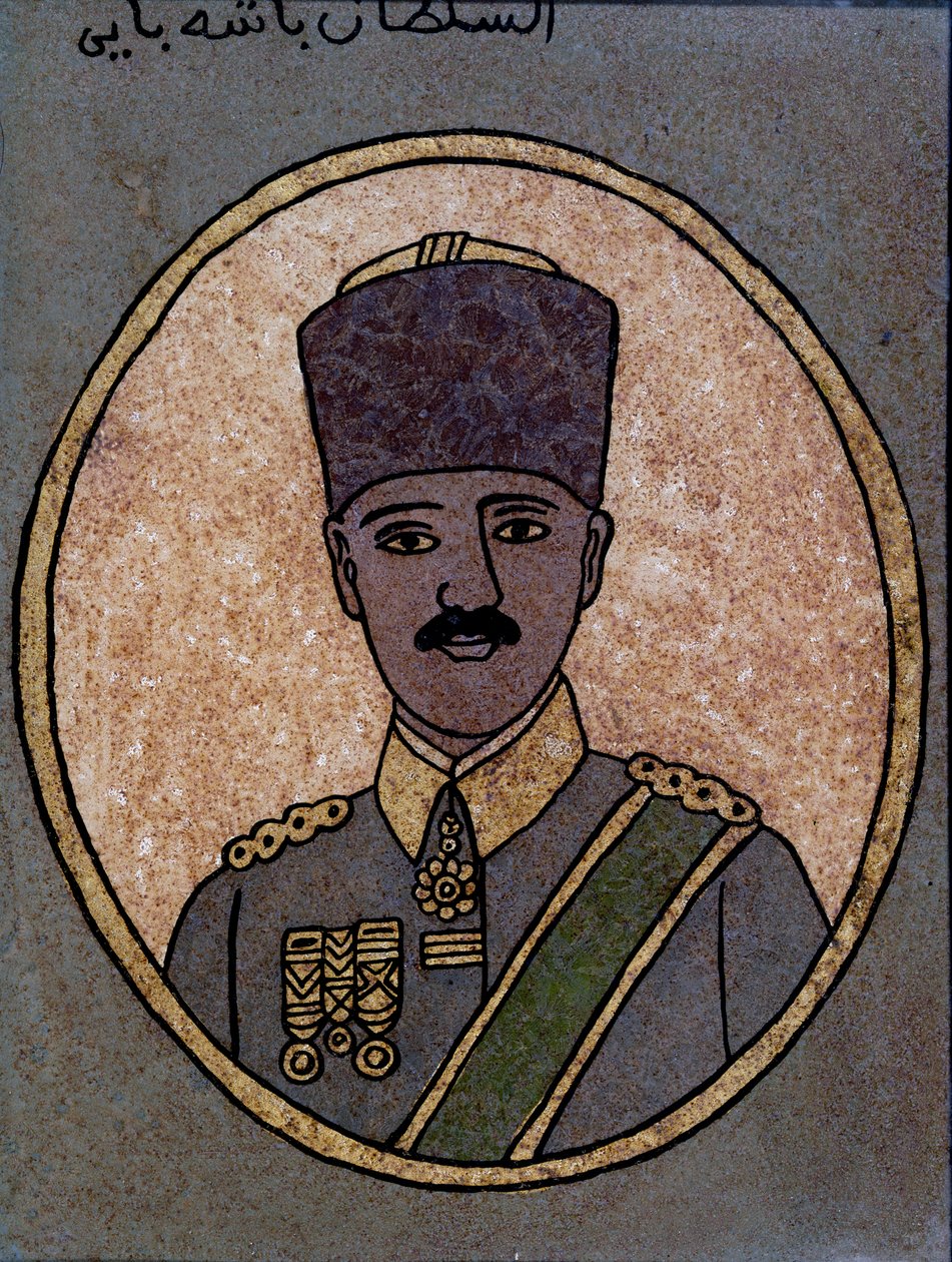 凯末尔（穆斯塔法）阿塔图尔克（1881-1938）1920-30（彩绘玻璃） 作者 突尼斯学校