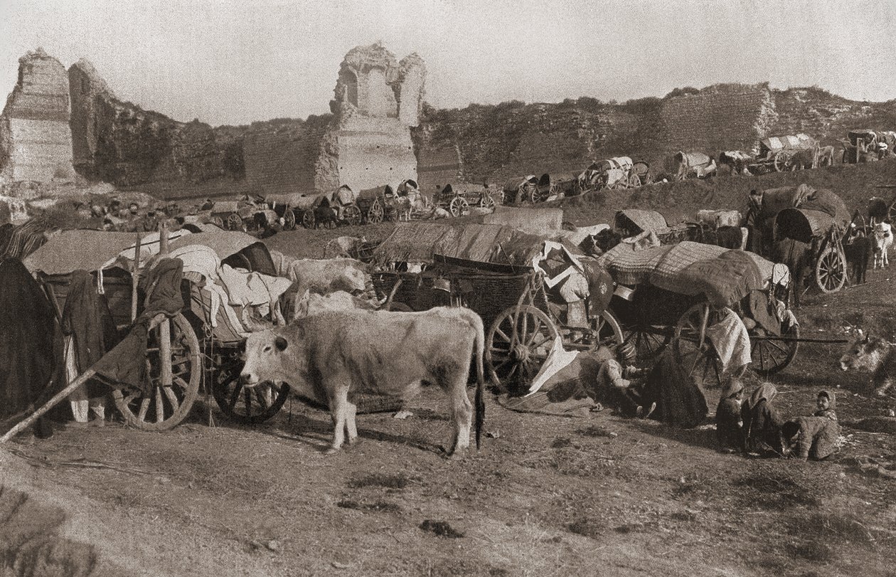 土耳其难民营，1912年 作者 土耳其摄影师