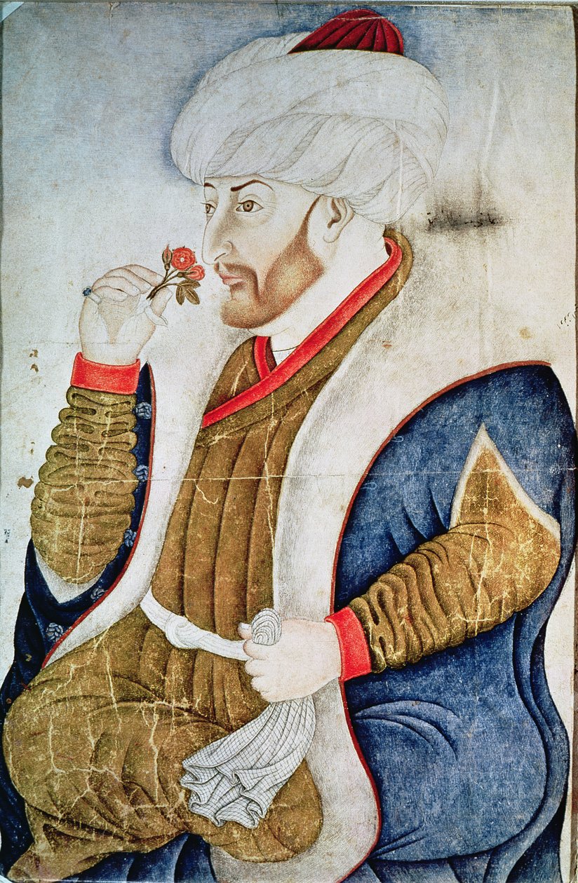 苏丹穆罕默德二世的肖像（1432-81） 作者 土耳其语学校