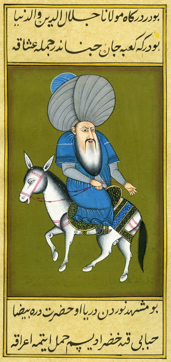 纳斯雷丁·霍贾（Nasreddin Hodja）向后骑马 作者 土耳其语学校