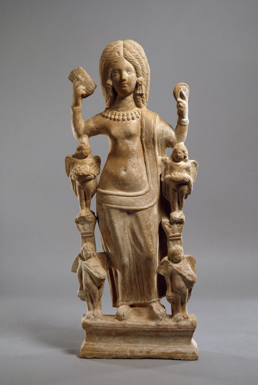 维纳斯兵马俑，或一位年轻女子穿着金星，在她的厕所，c.200-230（兵马俑） 作者 土耳其语学校