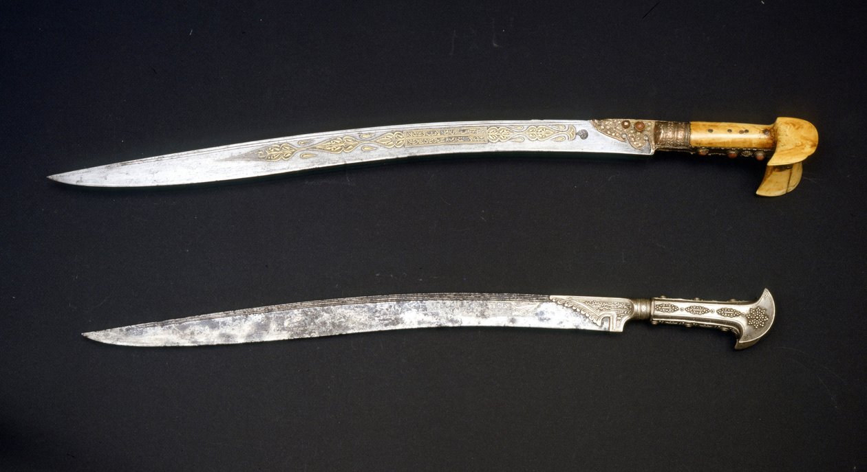 The Yatagan, Turkish sword that gave its shape to bayonets. 19th century. 作者 土耳其语学校