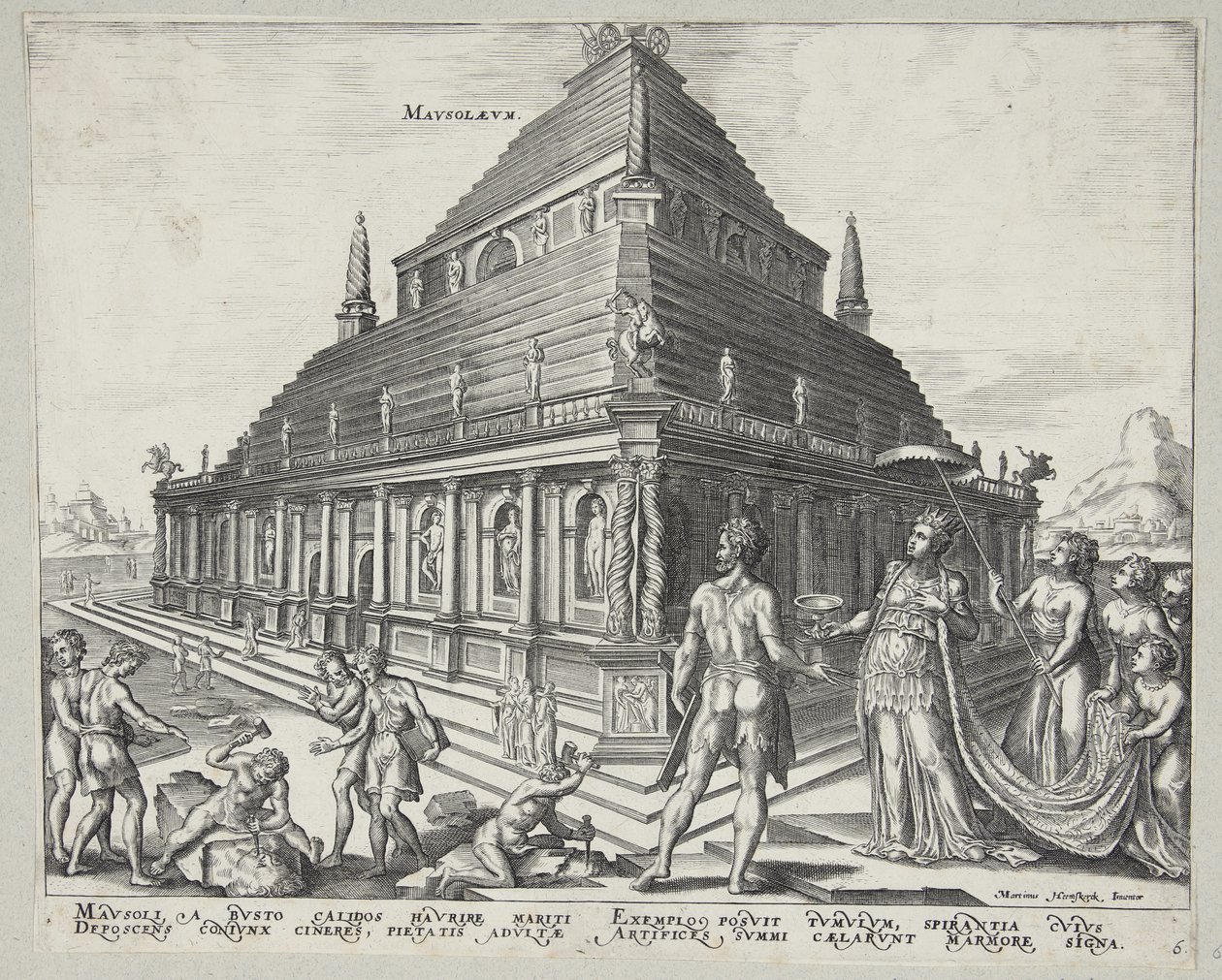 世界八大奇迹 作者 Ubekendt 之后 Philips Galle 之后 Maarten van Heemskerck