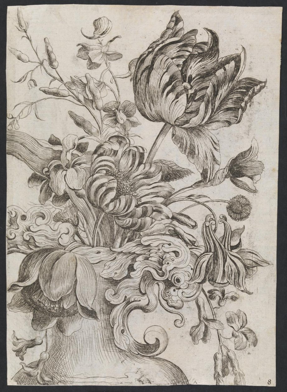 鲜花 作者 Ubekendt Hollandsk 1600 高