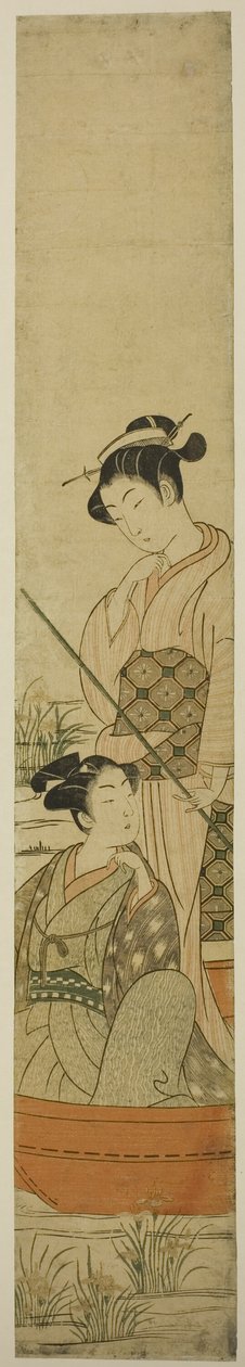 小船上的年轻夫妇 作者 内政