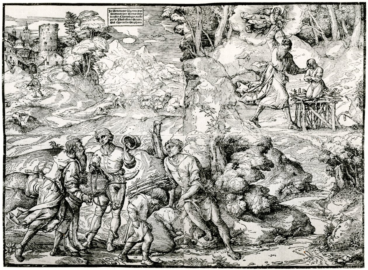 亚伯拉罕牺牲（Abrahams Sacrifice），1516年至1518年，1937年 作者 乌戈达卡尔皮