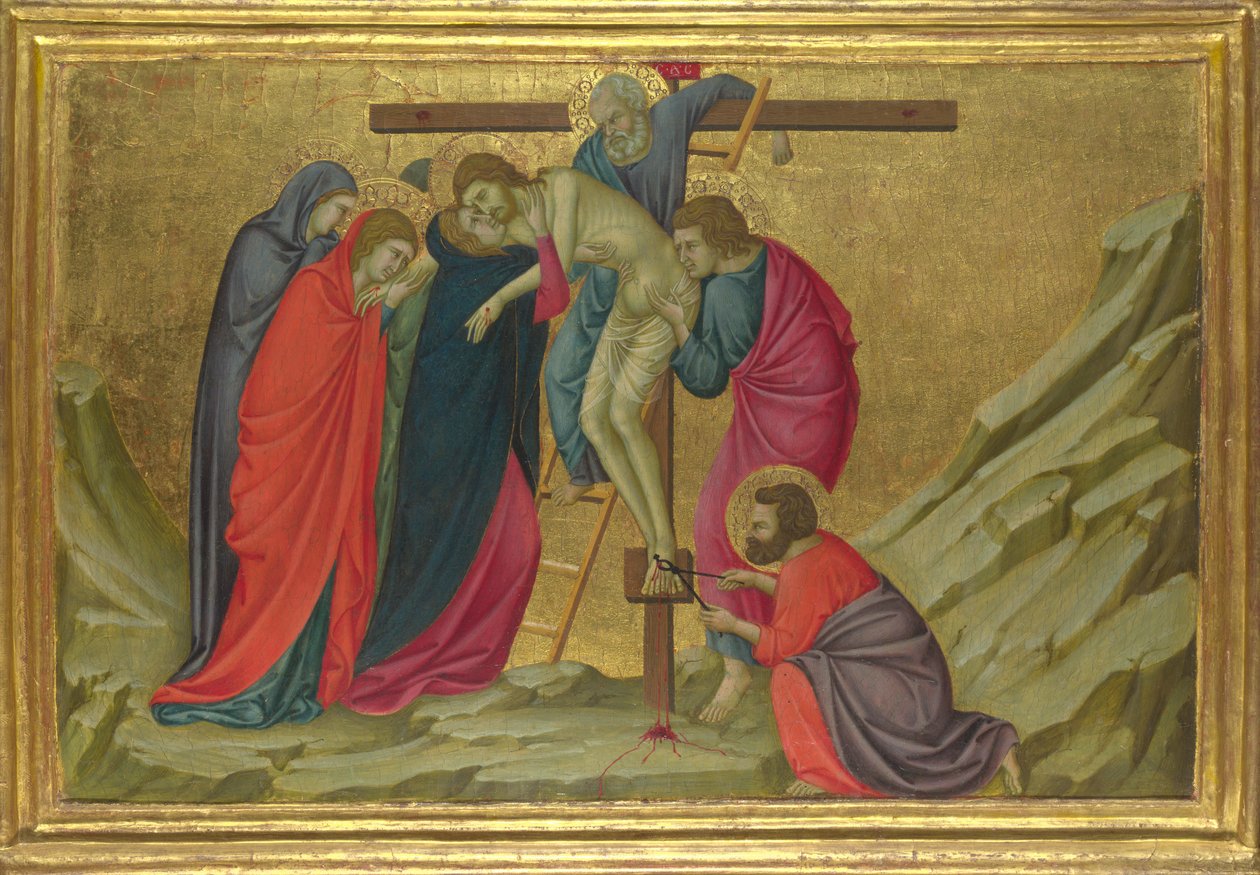 佛罗伦萨圣十字教堂的沉积c。 1324-1325 作者 Ugolino di Nerio