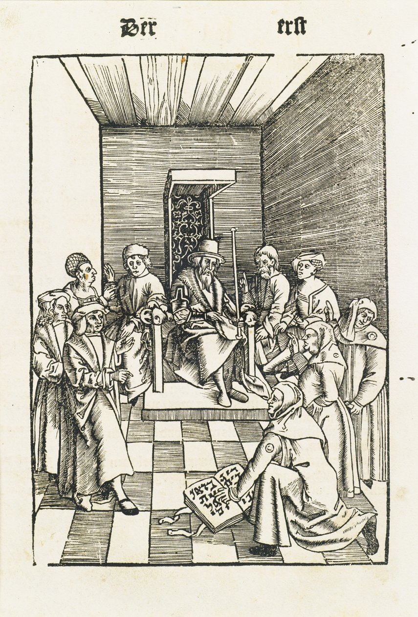 1509年，奥格斯堡，Laienspiegel的犹太誓言 作者 乌尔里希·滕格勒