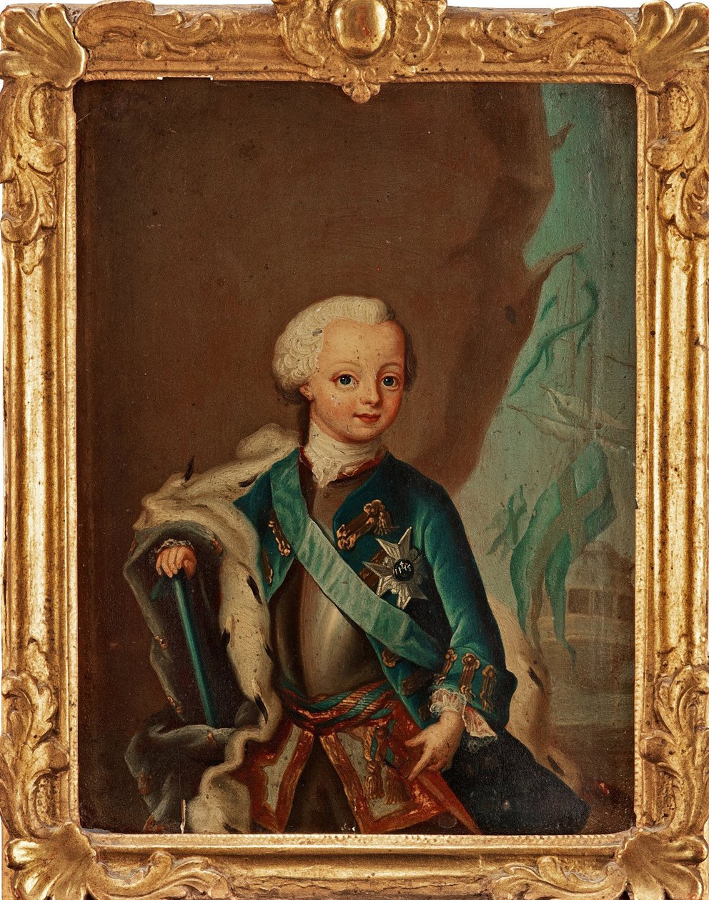 Charles XIII roi de Suede (1748-1818) - 瑞典王子查尔斯十三世的肖像 par Pasch, Ulrika Fredrika (1735-1796) 作者 乌尔里卡·弗雷德里卡·帕施