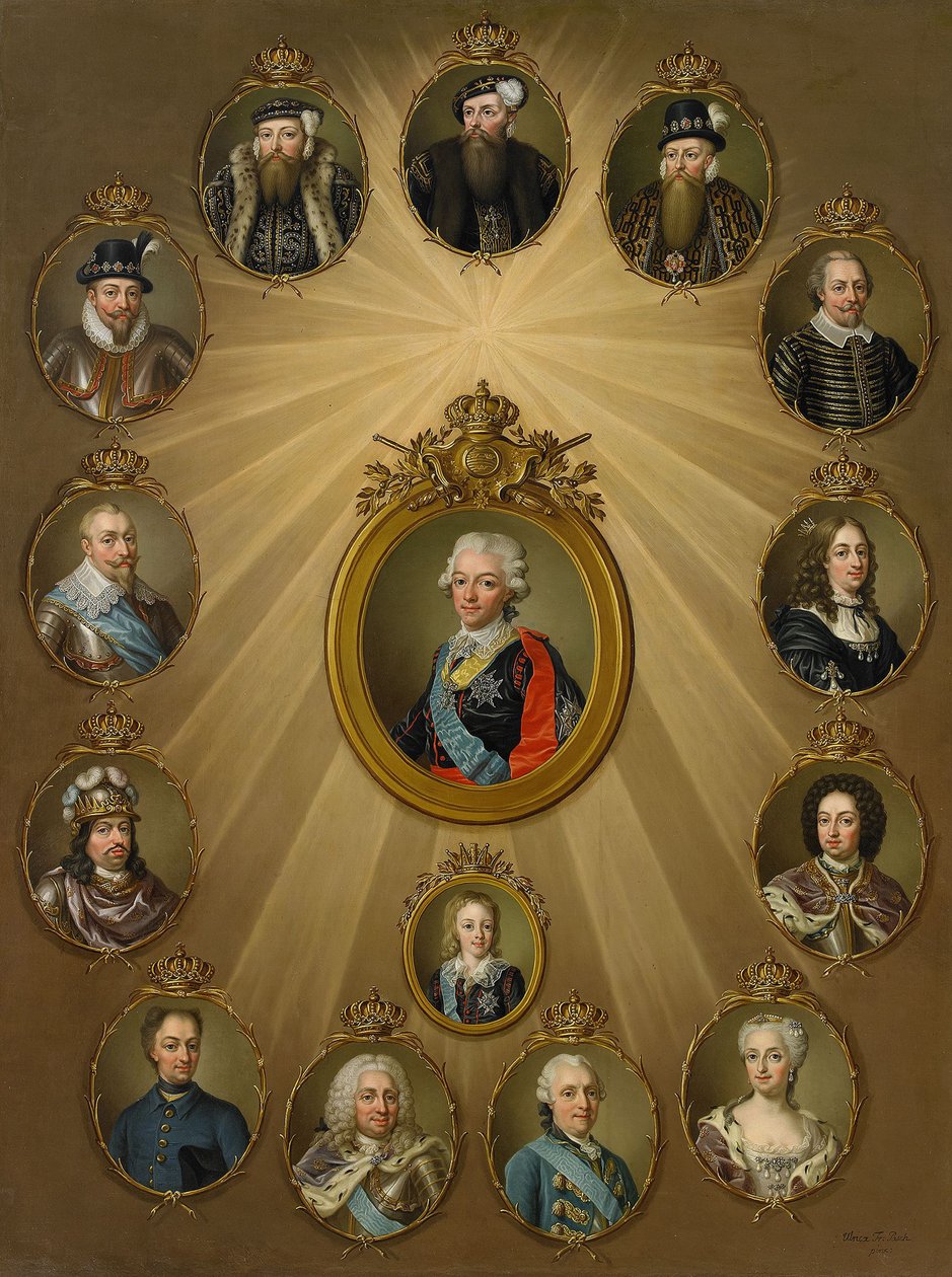 古斯塔夫家族c。 1785 作者 乌尔里卡·弗雷德里卡·帕施