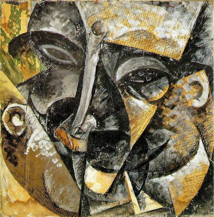 勒芒头的活力 作者 翁贝托·博西奥尼（Umberto Boccioni）