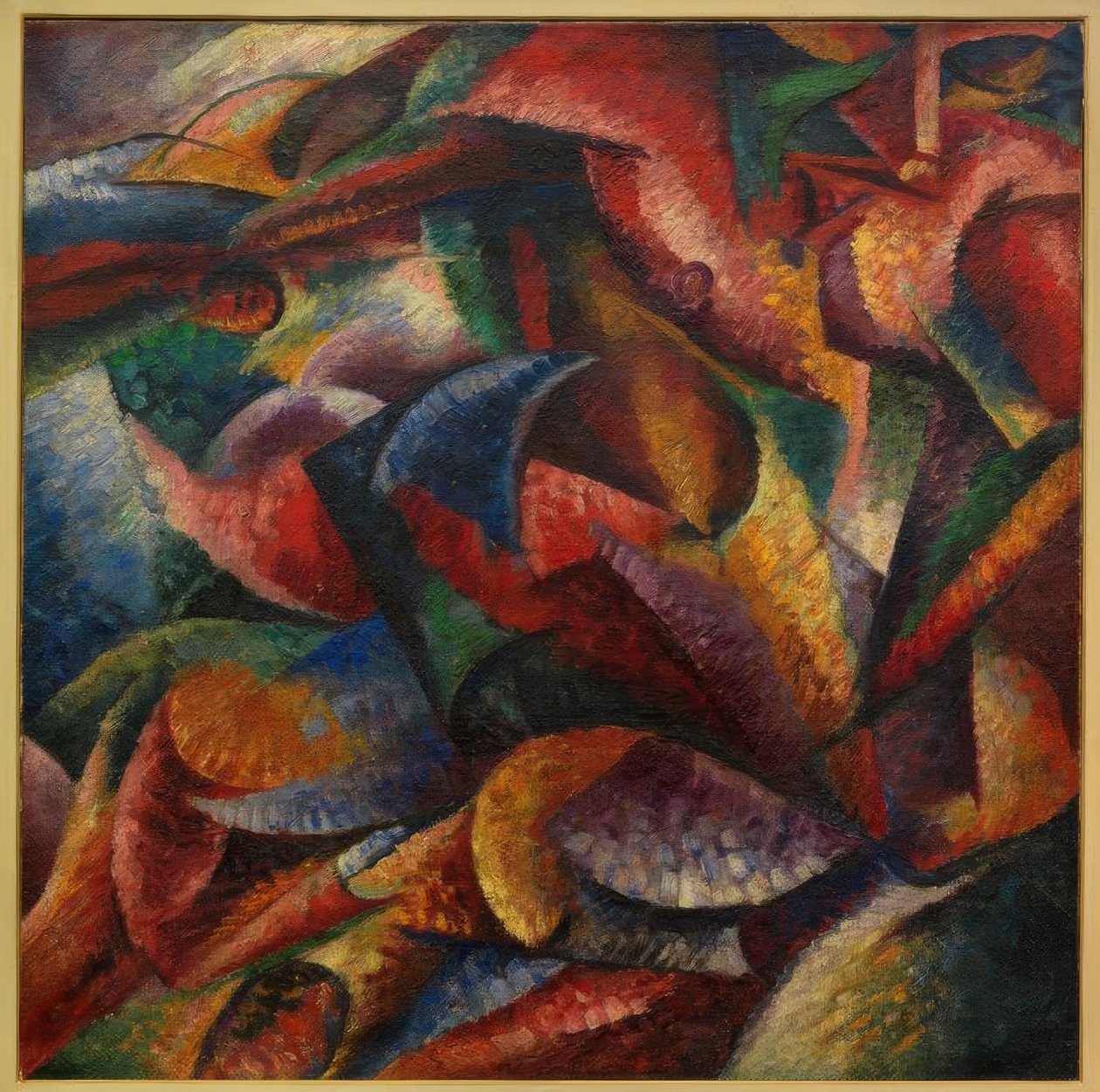 人体的活力 作者 翁贝托·博西奥尼（Umberto Boccioni）