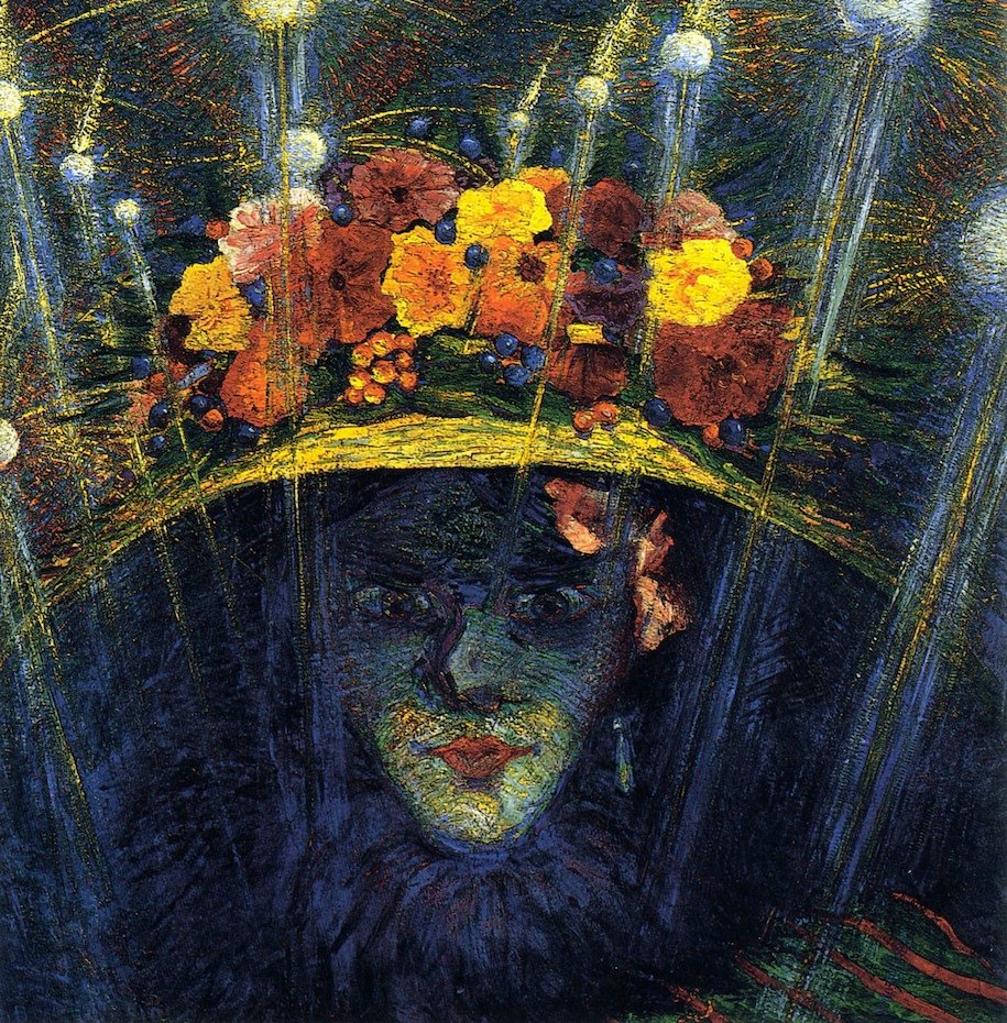 现代偶像 作者 翁贝托·博西奥尼（Umberto Boccioni）