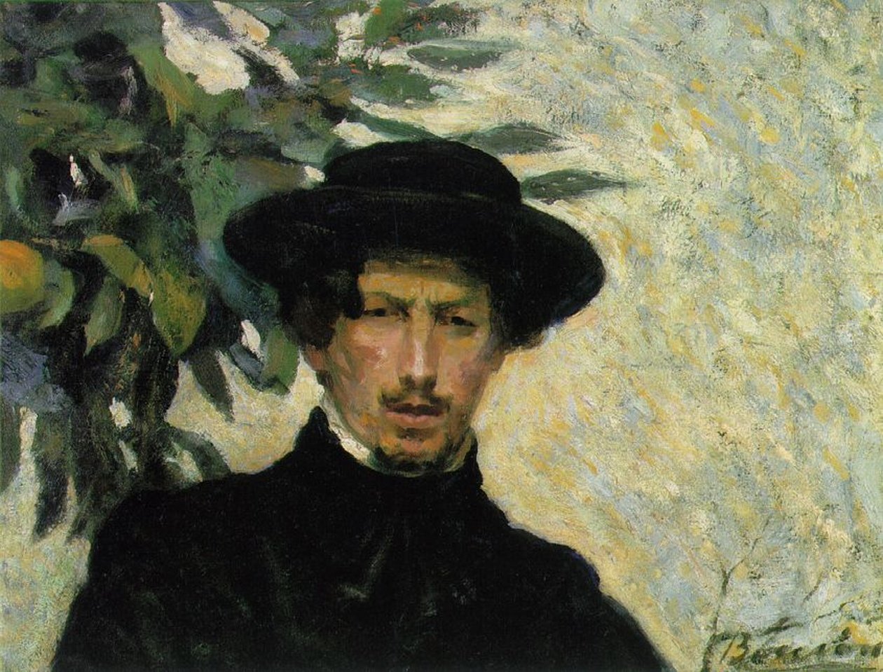 自画像，1905年 作者 翁贝托·博西奥尼（Umberto Boccioni）