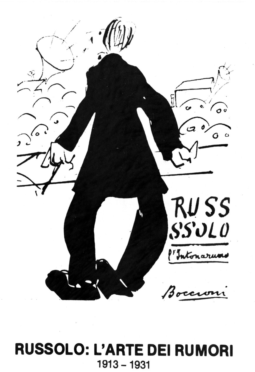 Umberto Boccioni为Russolo的未来主义音乐会 "L