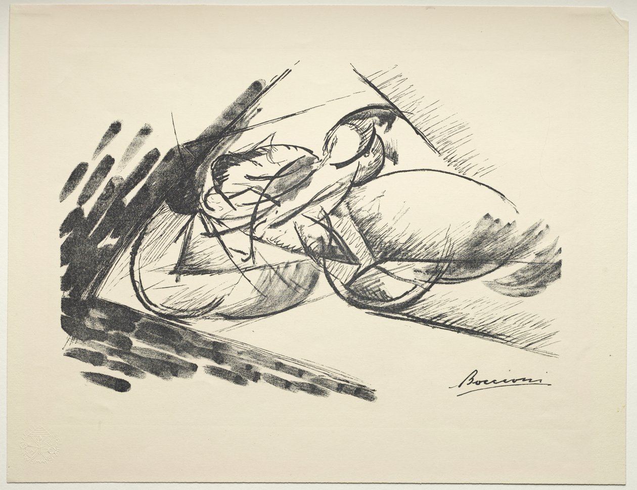 运动 作者 翁贝托·博西奥尼（Umberto Boccioni）
