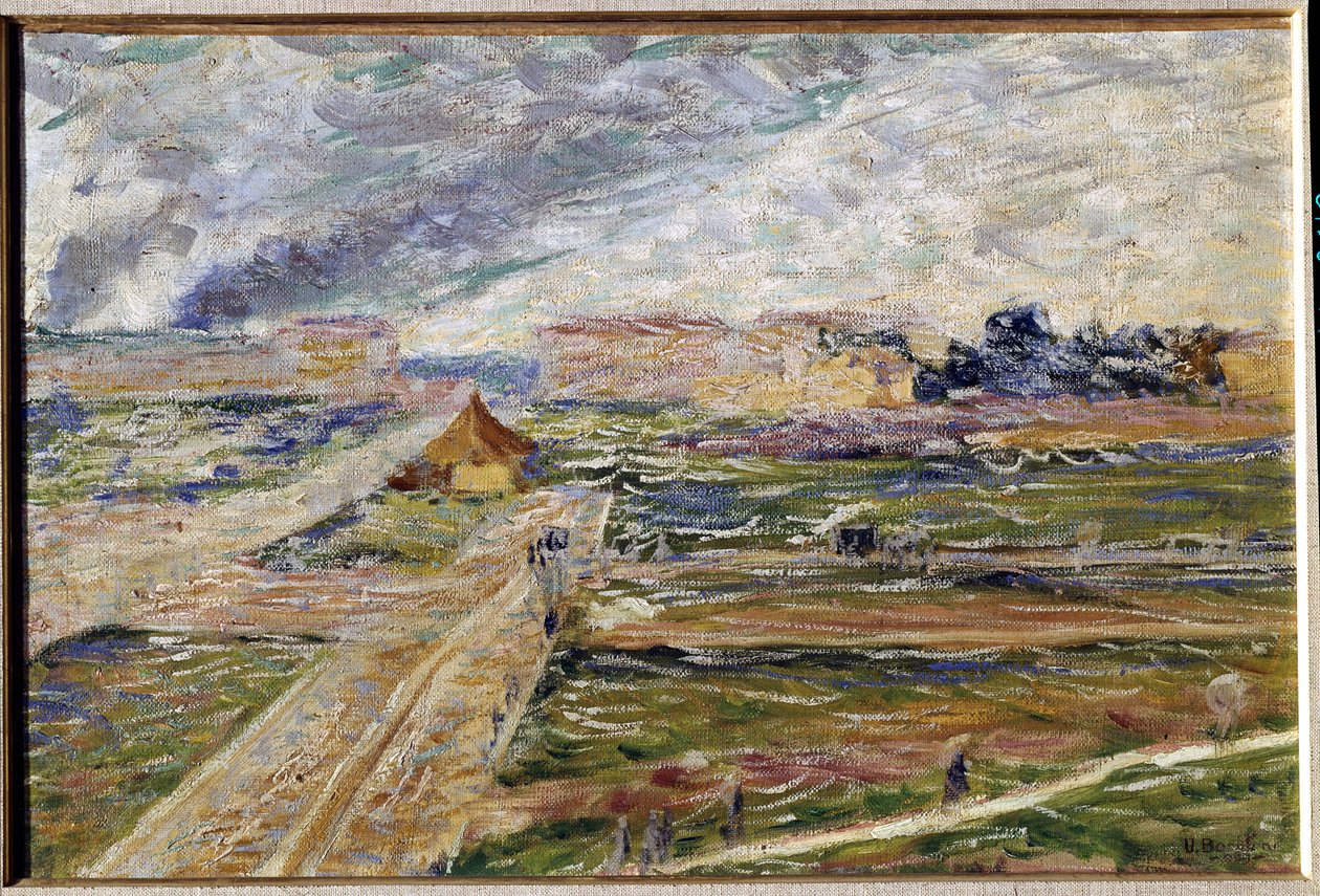 外围 作者 翁贝托·博西奥尼（Umberto Boccioni）