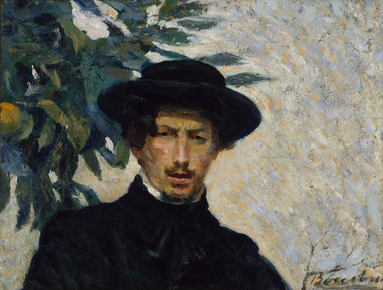 自画像，1905年。 作者 翁贝托·博西奥尼（Umberto Boccioni）
