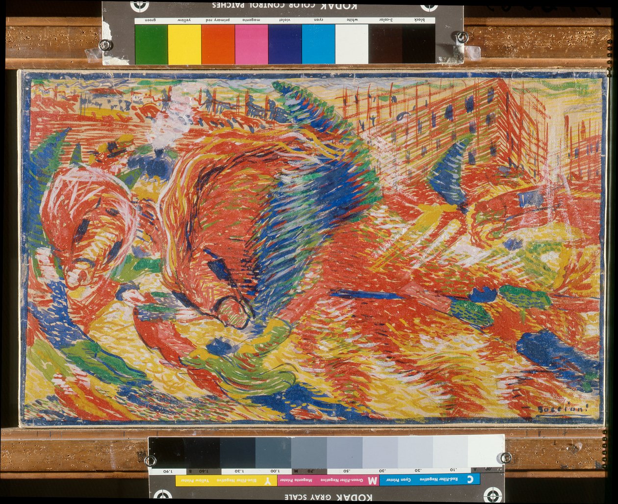 城市升起 作者 翁贝托·博西奥尼（Umberto Boccioni）