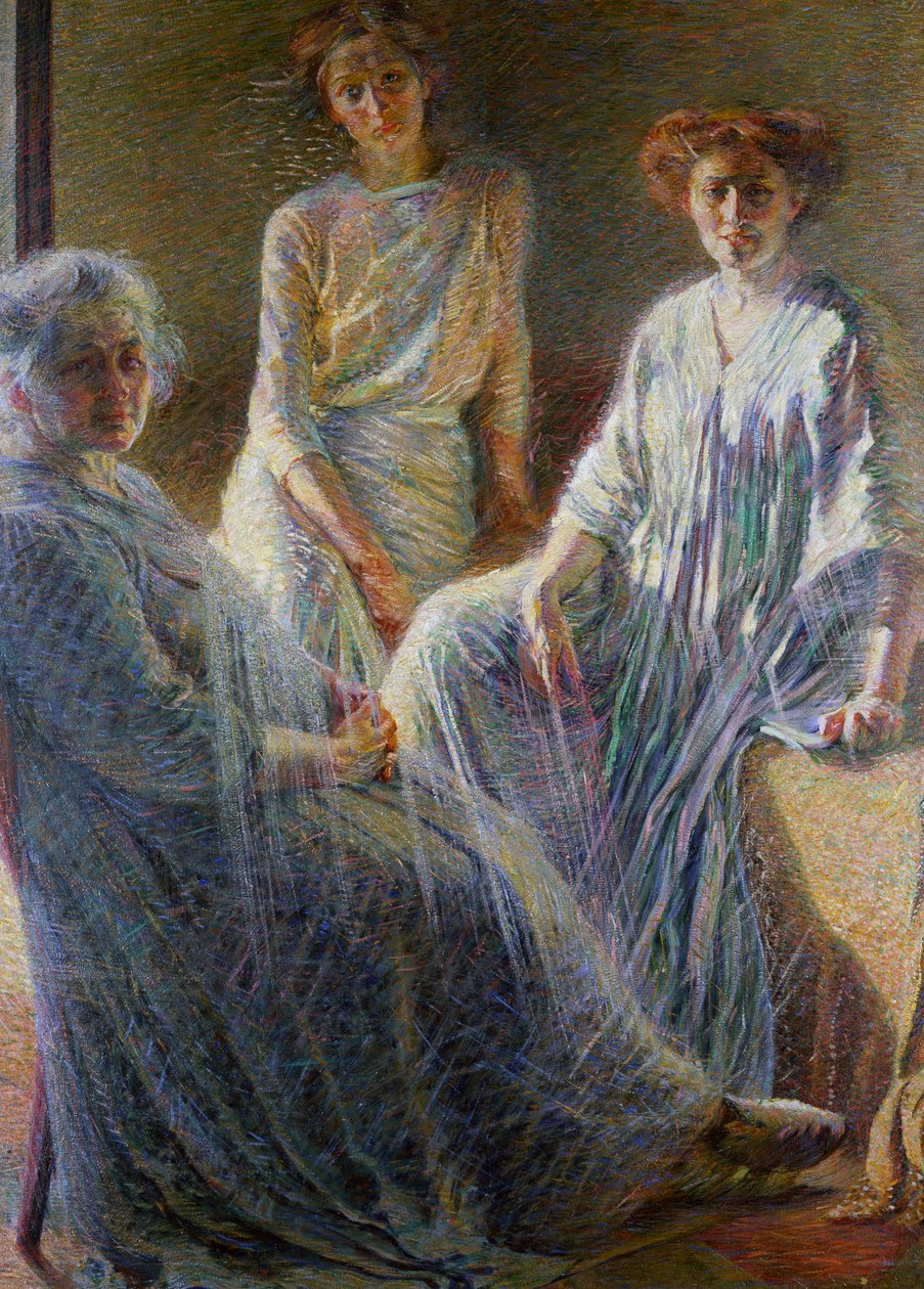 三个女人 作者 翁贝托·博西奥尼（Umberto Boccioni）