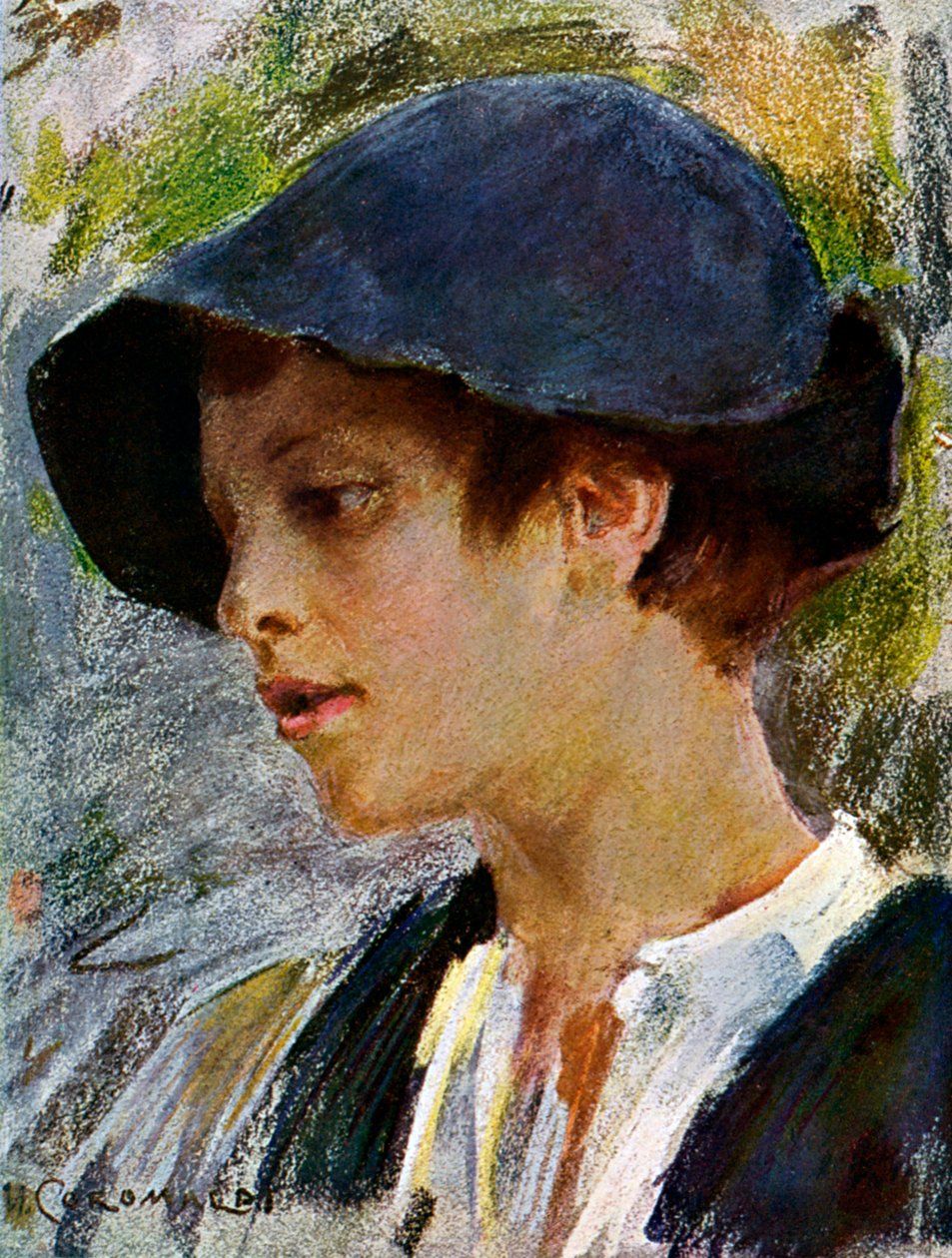 罗马牧羊犬，1908-1909年。 作者 翁贝托·科罗马尔迪（Umberto Coromaldi）