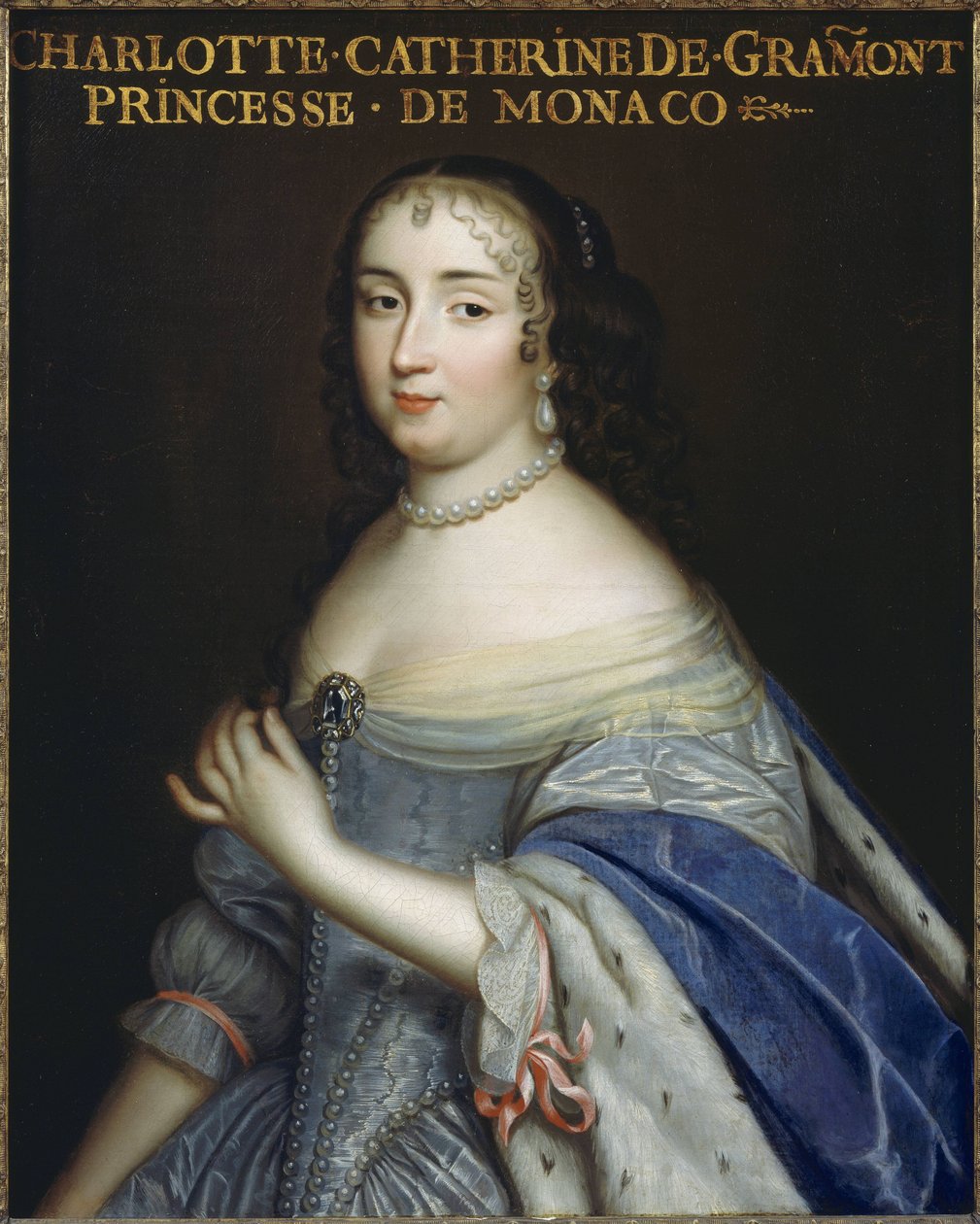 Catherine-Charlotte de Gramont（1638-1678），摩纳哥公主和公爵夫人de Valentinois，以及法国国王路易十四的情妇 作者 未知未知