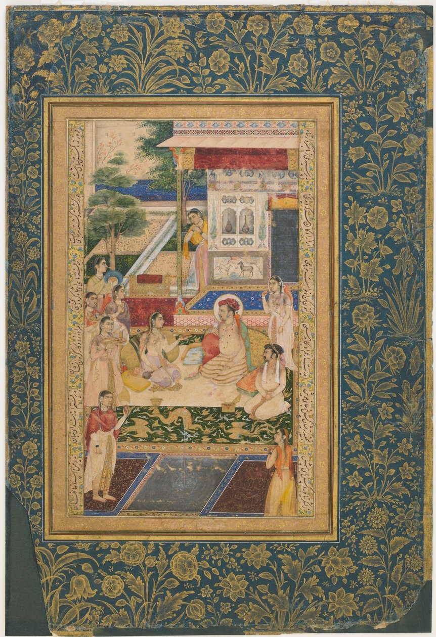 Jahangir和Khurram王子与Nur Jahan 作者 未知未知