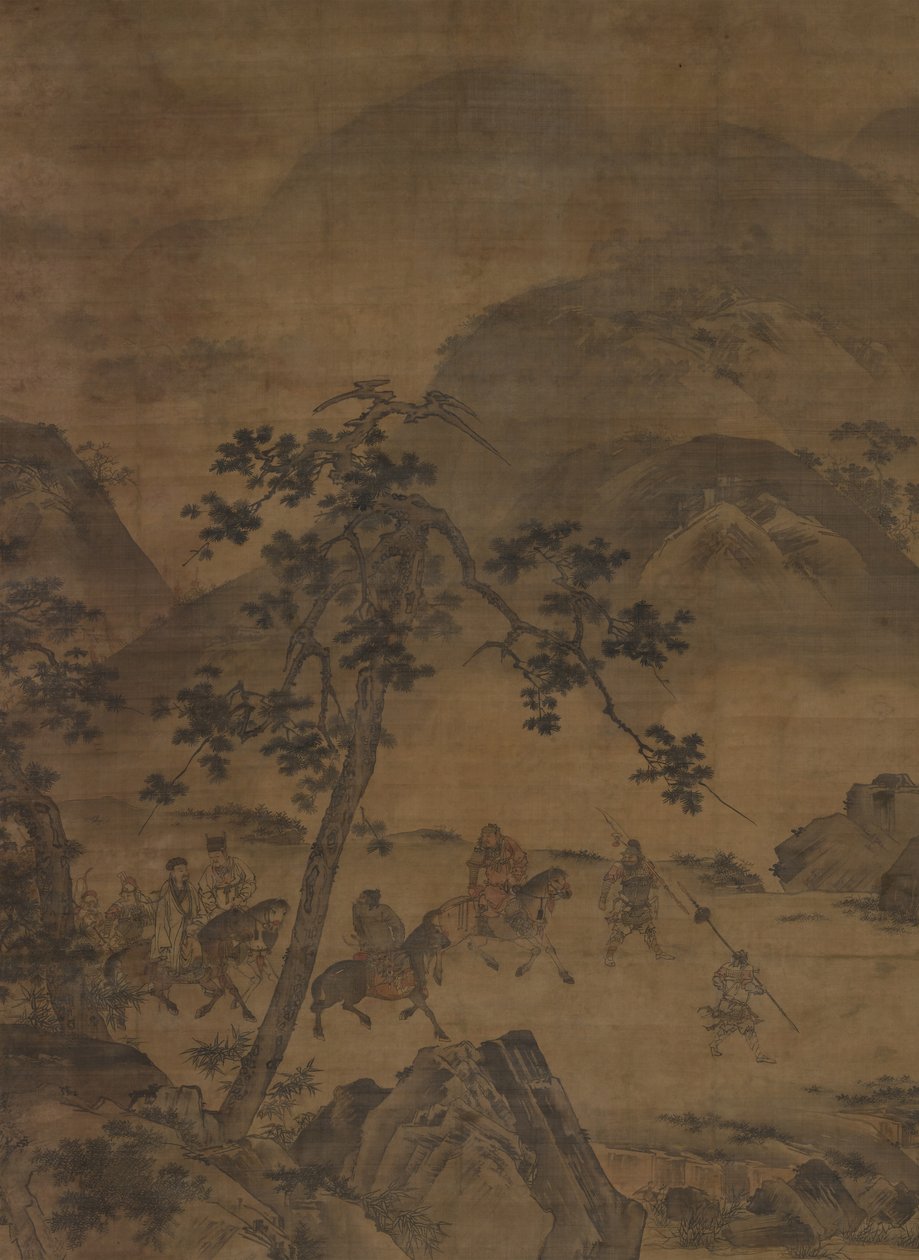 孔明离开山脉 作者 未知未知