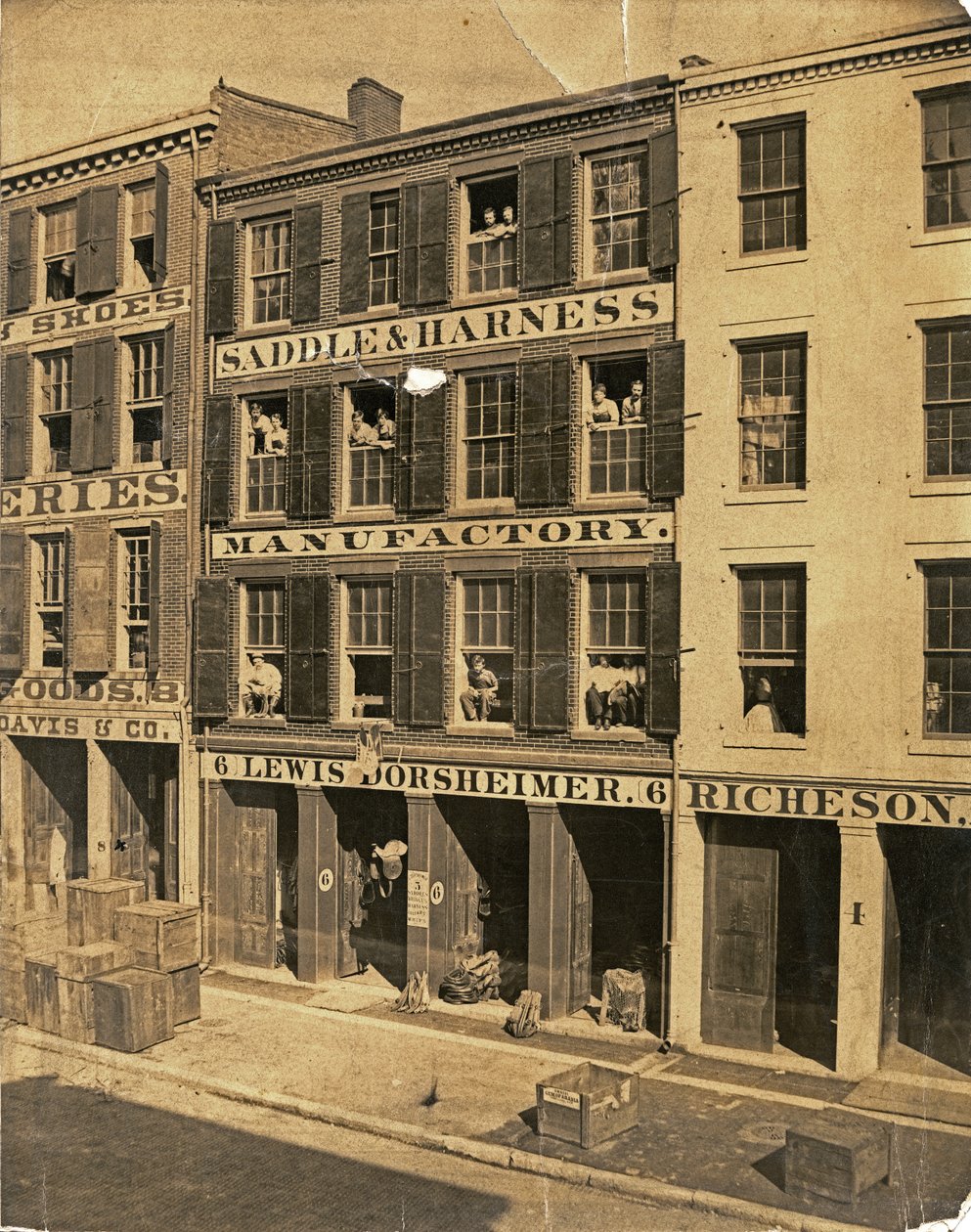 Lewis Dorsheimer Saddle and Harness Manufactory，6 North Main Street 作者 未知未知